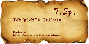 Téglás Szilvia névjegykártya